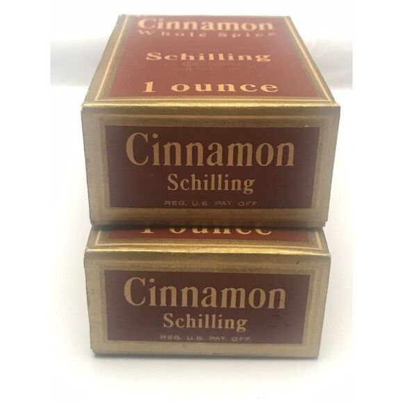 VTG Schilling Cinnamon Spice 1 oz Boxes Full & Very Clean San Francisco - Picture 8 of 9